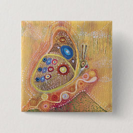 バタフライアートスケッチ 缶バッジ