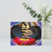 バタフライアートハガキ ポストカード (スタンド正面)