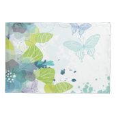 バタフライアート18 枕カバー (裏面)