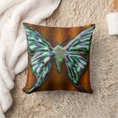 バタフライアート2枕 クッション (ブランケット)