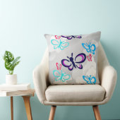 バタフライアート クッション (椅子)