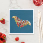 バタフライアート スタンダードランチョンナプキン (インサイチュ)