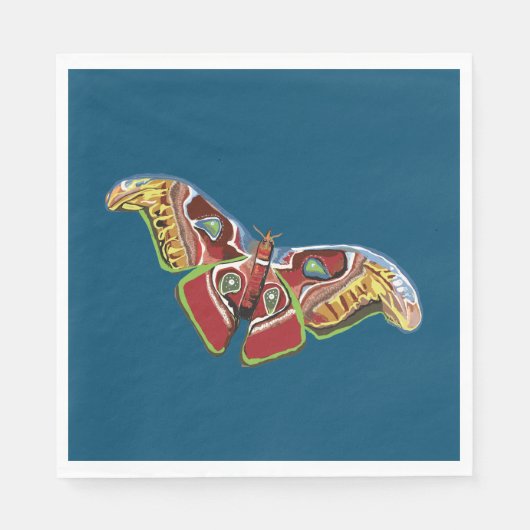 バタフライアート スタンダードランチョンナプキン (正面)