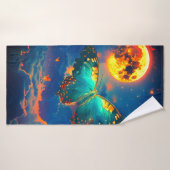 バタフライアート バスタオル (バスタオル)