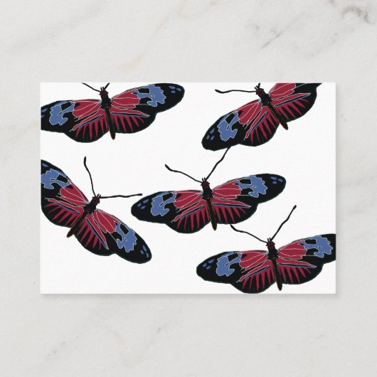 バタフライアート 名刺 (裏面)