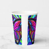 バタフライアート 紙コップ (右)