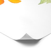 バタフライイラストレーション ポスター (角)