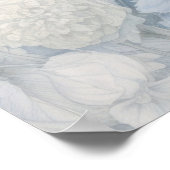 バタフライインガーデンイラストレーション ポスター (角)