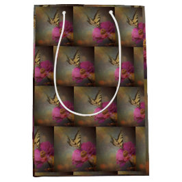 バタフライインザガーデン抱き枕 ミディアムペーパーバッグ