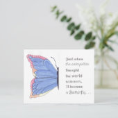 バタフライインスピレーション ポストカード (スタンド正面)