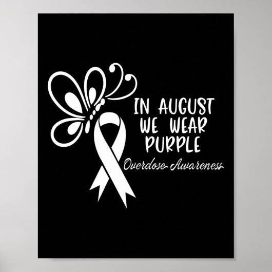 バタフライイン私たち威厳がある衣服パープルオーバードースアワーン ポスター (正面)