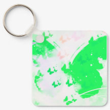 バタフライイースターキーチェーン