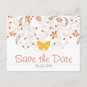 バタフライウィムシー日付はがきを保存 案内ポストカード (正面)