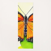 バタフライウィング詳細デザイン ヨガマット (正面)