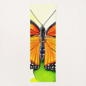 バタフライウィング詳細デザイン ヨガマット (裏面)