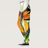 バタフライウィング詳細デザイン レギンス (左)