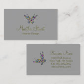 バタフライウイスパーの色を変える～名刺 名刺 (正面/裏面)