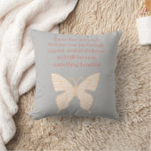 バタフライウイスパーズ装飾用クッション クッション (ブランケット)