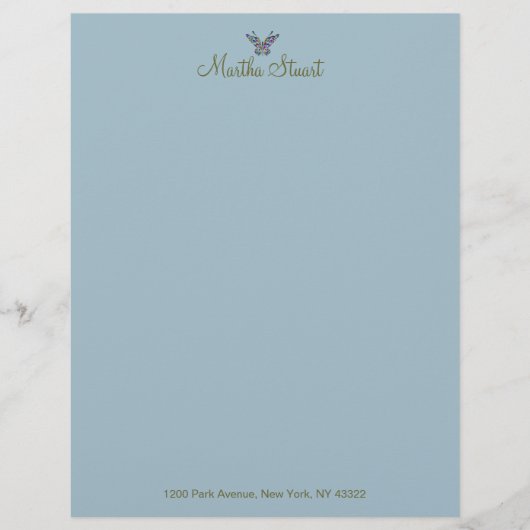 バタフライウイスパー2色を変える~レターヘッド レターヘッド (正面)