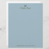 バタフライウイスパー2色を変える~レターヘッド レターヘッド (正面/裏面)