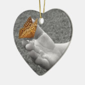 バタフライウイスラー セラミックオーナメント (左)