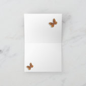 バタフライウェディング感謝ノート サンキューカード (内部)