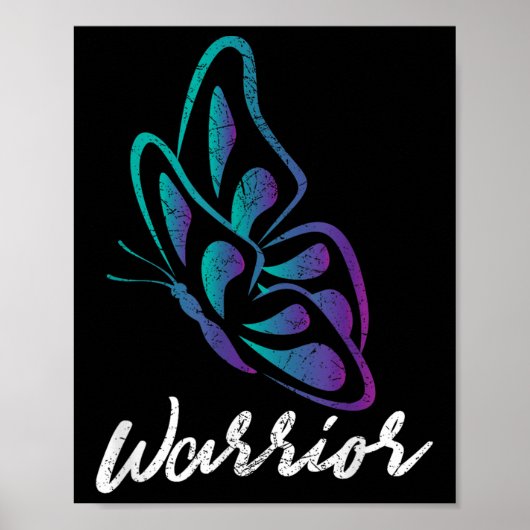 バタフライウォリアー – 自殺防止認識度 ポスター (正面)