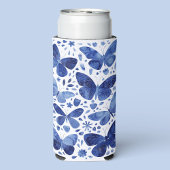 バタフライウォーターカラーインディゴブルー スリム缶クーラー