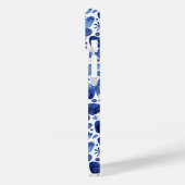 バタフライウォーターカラーブルー Case-Mate iPhoneケース (裏面 / 左)