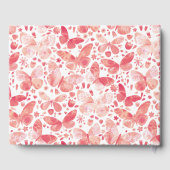 バタフライウォーター色 ゲストブック (裏面)