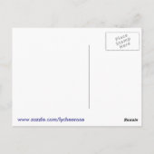 バタフライウーマン葉書 ポストカード (裏面)