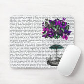 バタフライエアシップ2紫と緑 マウスパッド (マウス)