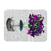 バタフライエアシップ2紫と緑 マグネット (横)