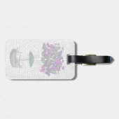 バタフライエアシップ2紫と緑 ラゲッジタグ (裏面横)