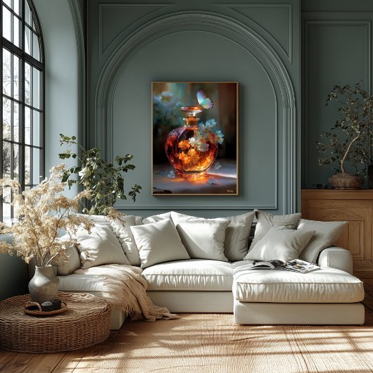 バタフライエッセンス – エンチャントフローラ香水 キャンバスプリント