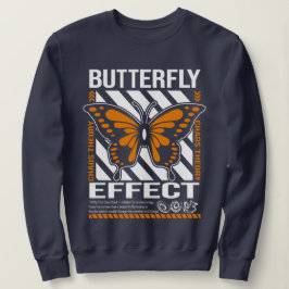 バタフライエフェクトカオス理論Tシャツ スウェットシャツ