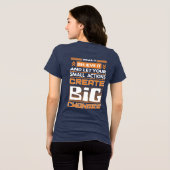 バタフライエフェクトカオス理論Tシャツ トライブレンドＴシャツ (裏面全面)