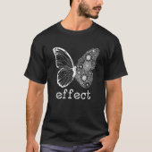 バタフライエフェクト美しい蝶 Tシャツ (正面)