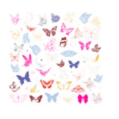 バタフライエフェクト – コラージュ美学Tシャツ Tシャツ