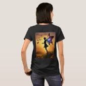 バタフライエレガンス芸術的 – グラフィックTシャツ Tシャツ (裏面フル)