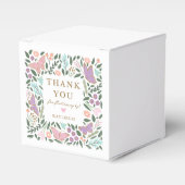 バタフライエレガントガーデン赤ちゃんシャワー フェイバーボックス (正面サイド)