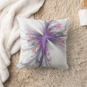 バタフライエレガントフラクタルモジョ枕 クッション (ブランケット)