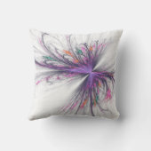 バタフライエレガントフラクタルモジョ枕 クッション (裏面)