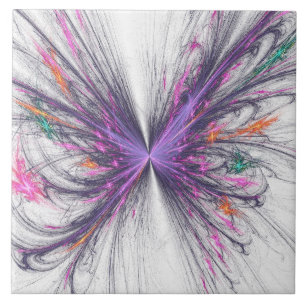 バタフライエレガントフラクタル タイル