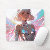 バタフライエンジェルマウスパッド マウスパッド (マウス)