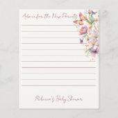 バタフライエンチャントベビー予測アドバイスカード (裏面)