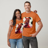 バタフライオンコンフロアー自然 Tシャツ (ユニセックス)