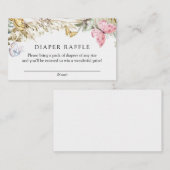 バタフライオンザウェイボホオムツラッフルエンクロージャー エンクロージャーカード (正面/裏面)