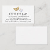 バタフライオンザウェイボホブックスベビー エンクロージャーカード (正面/裏面)