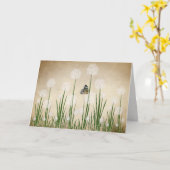 バタフライオンダンデリオン カード (黄色い花)